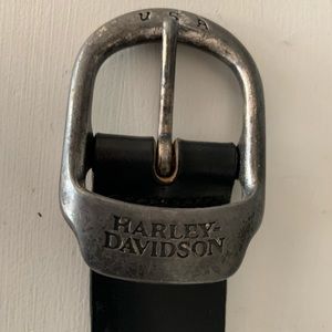 Men’s black Harley Davidson belt size 36/38